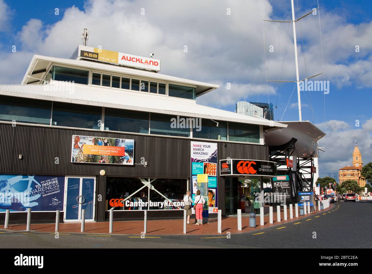 Canterbury store in Viaduct Harbour,Auckland,North Island,New Zealand Stock Photo