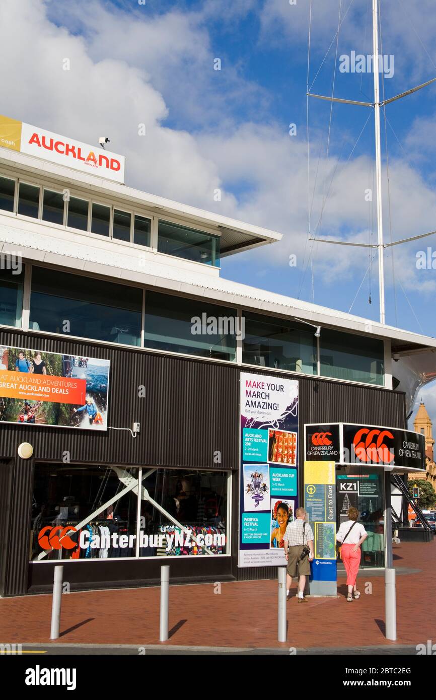 Canterbury store in Viaduct Harbour,Auckland,North Island,New Zealand Stock Photo