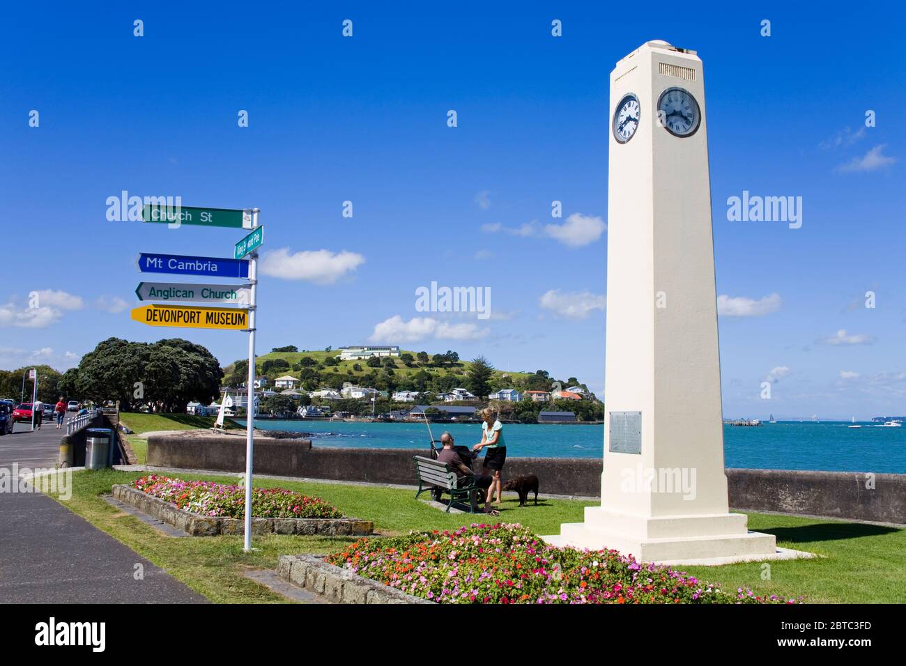 Watson Memorial in Devonport District,Auckland,North Island,New Zealand Stock Photo