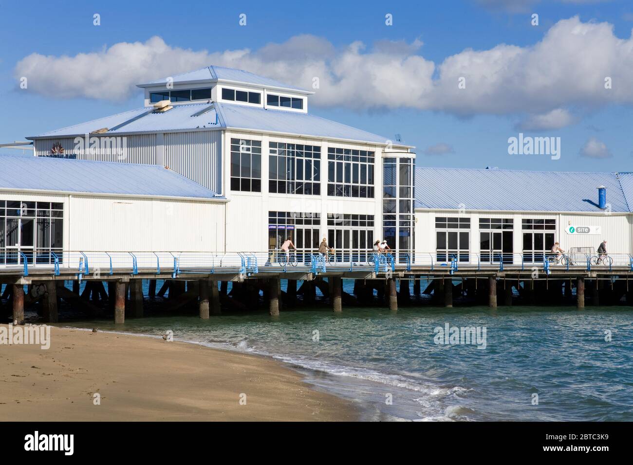 Ferry Terminal in Devonport District,Auckland,North Island,New Zealand Stock Photo