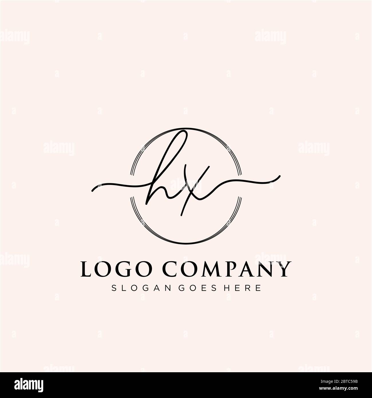 Letter hx vector vectors hi-res stock photography and images - Alamy