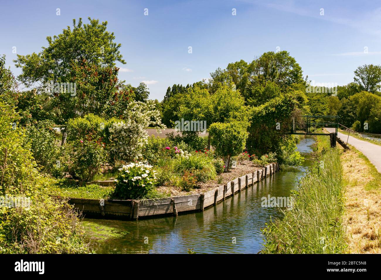 Hortillonnages d'Amiens, Somme, France Stock Photo