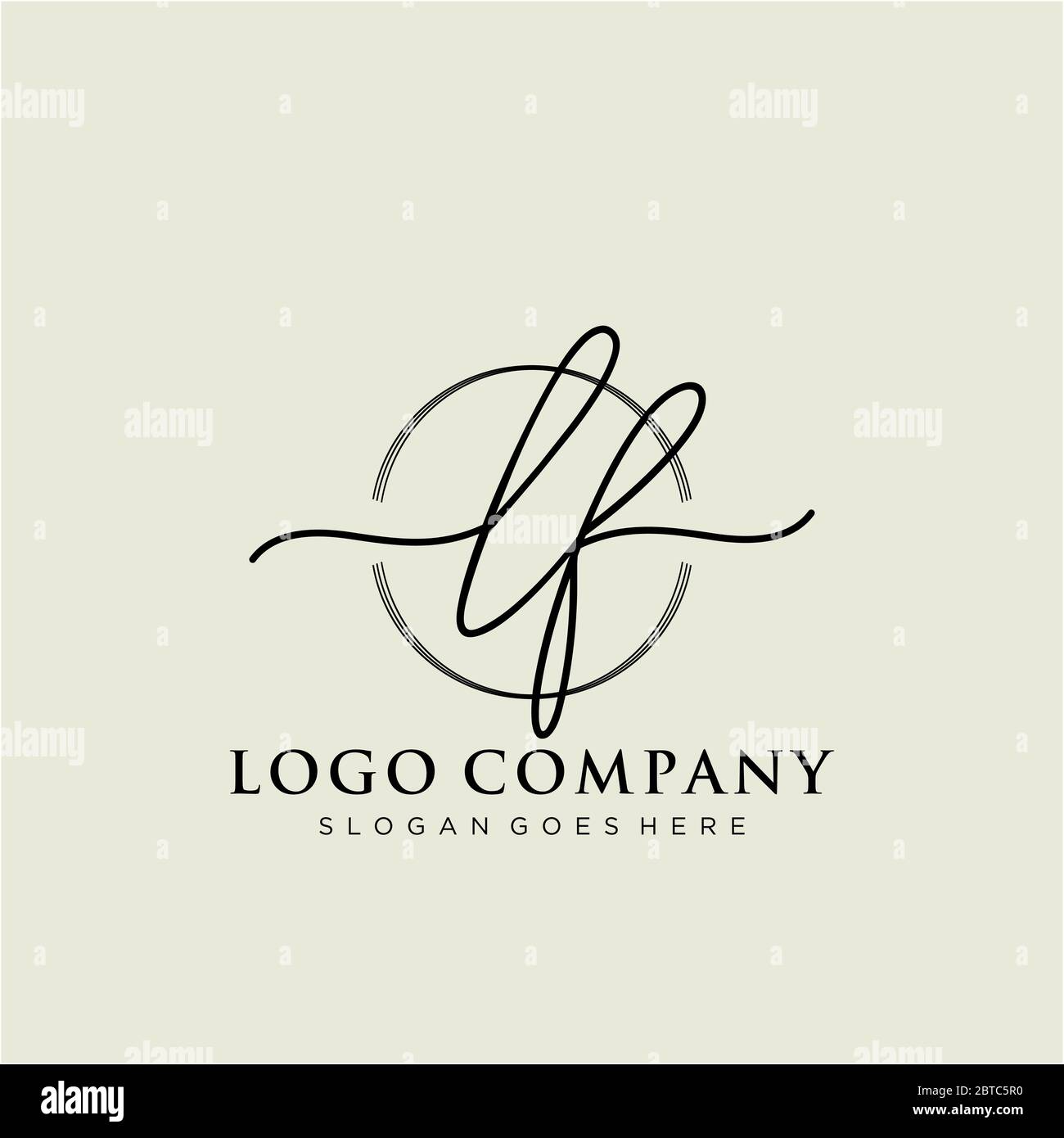 Lf letter vector vectors hi-res stock photography and images - Alamy