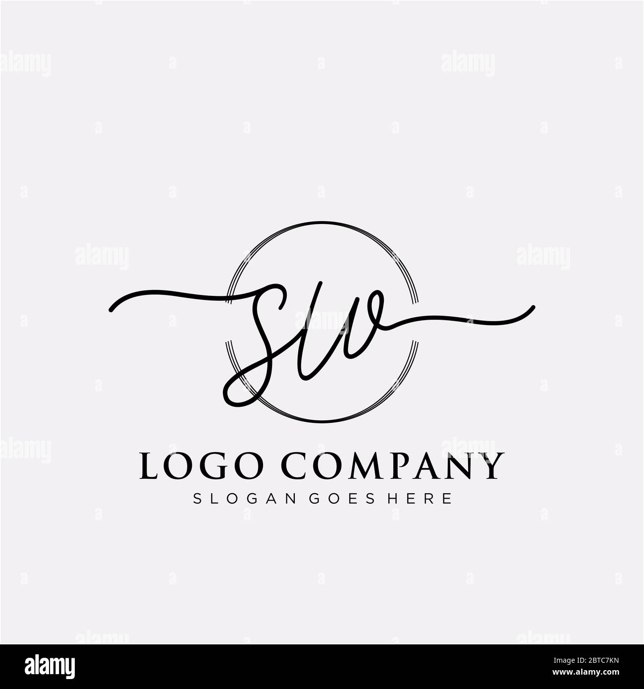 Sw logo vector vectors hi-res stock photography and images - Alamy