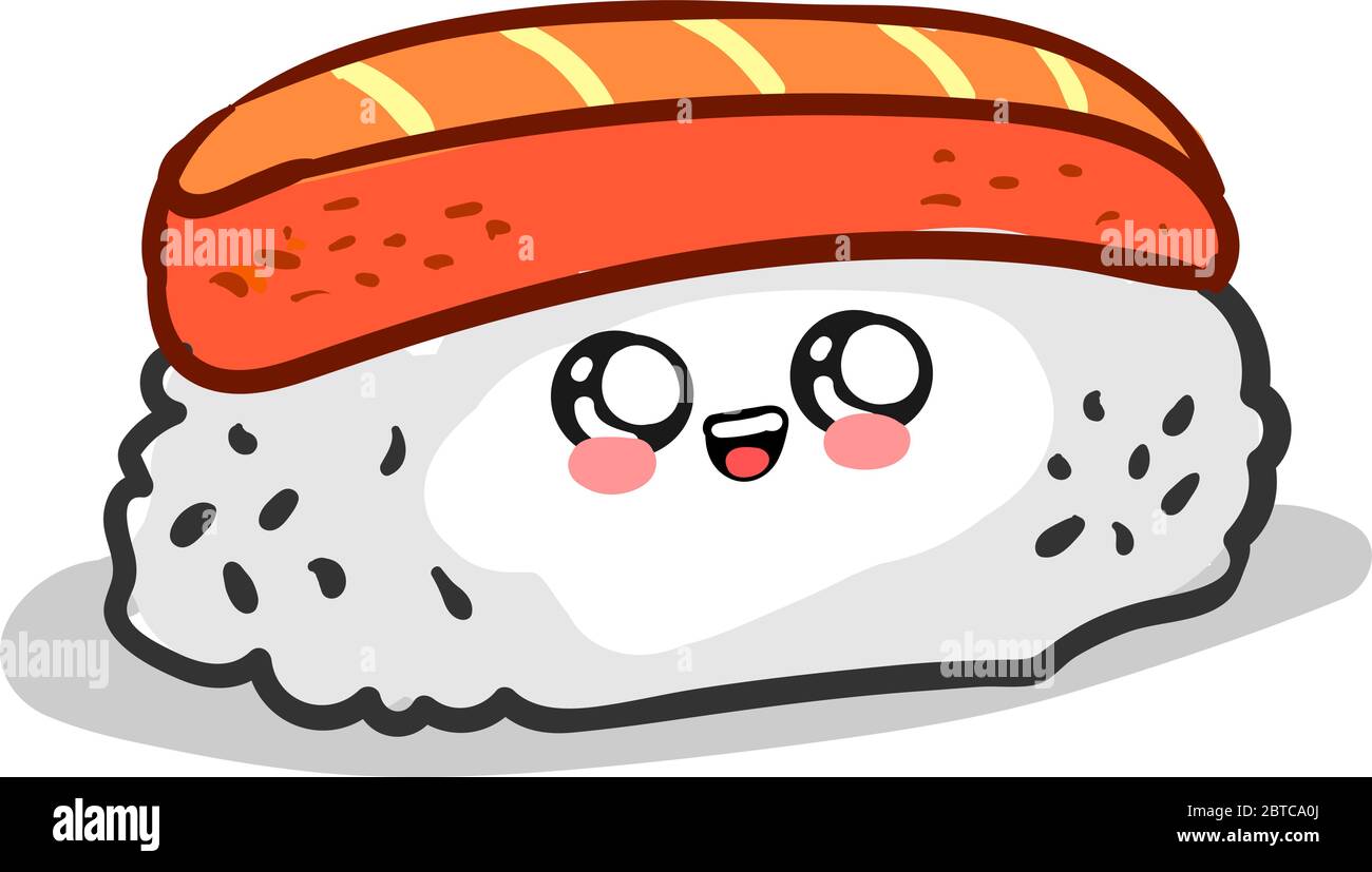 Kawaii Sushi Food Japanese Funny High Resolution Stock Photography And Images Alamy