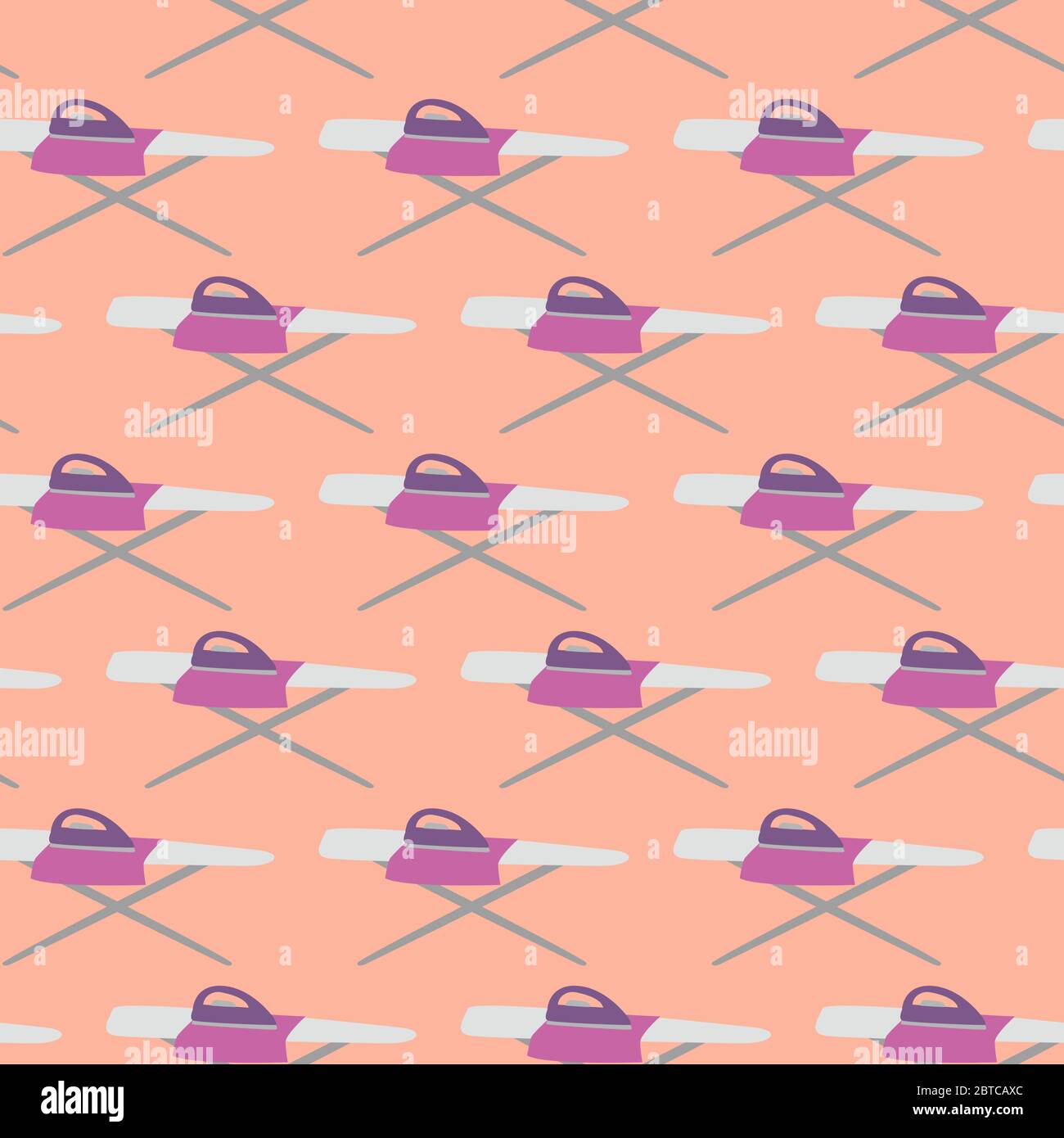 Ironing table pattern , illustration, vector on white background Stock Vector