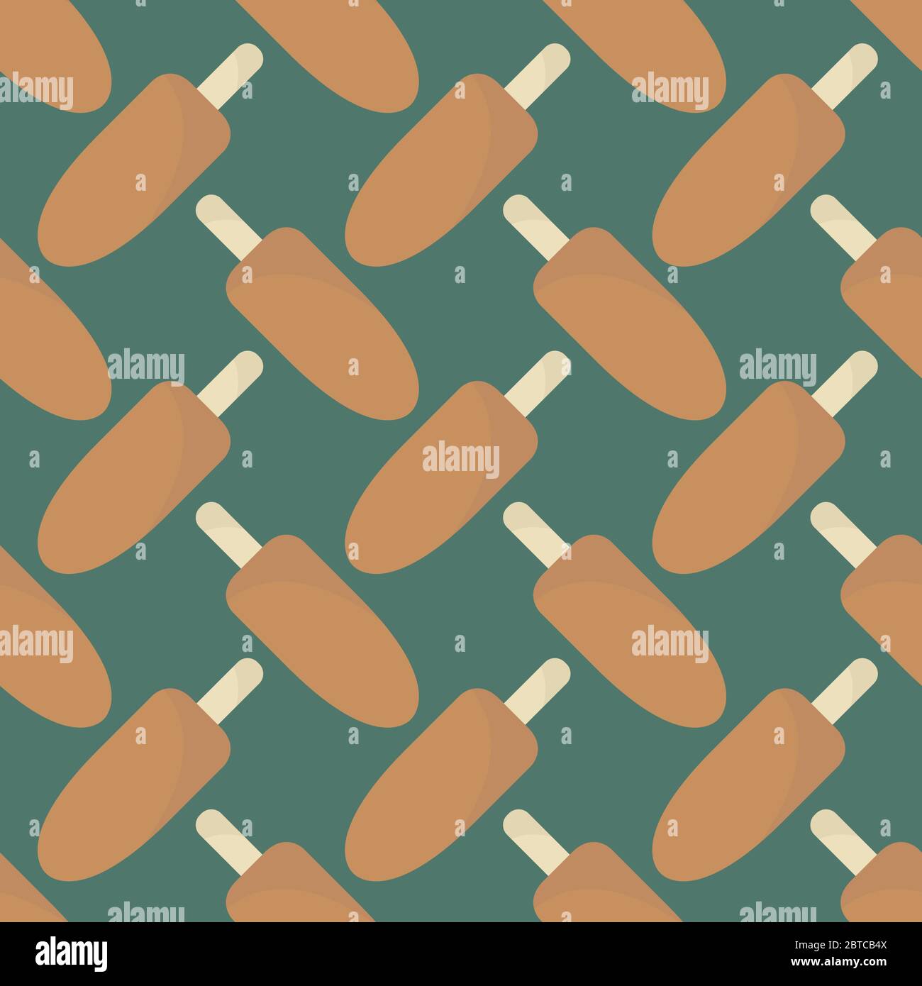 Ice cream pattern , illustration, vector on white background Stock ...