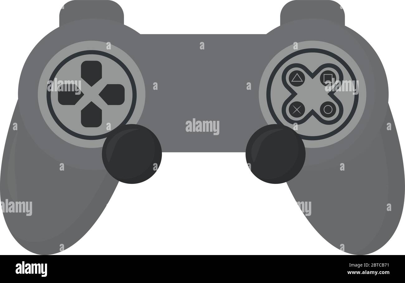 Game controler , illustration, vector on white background Stock Vector