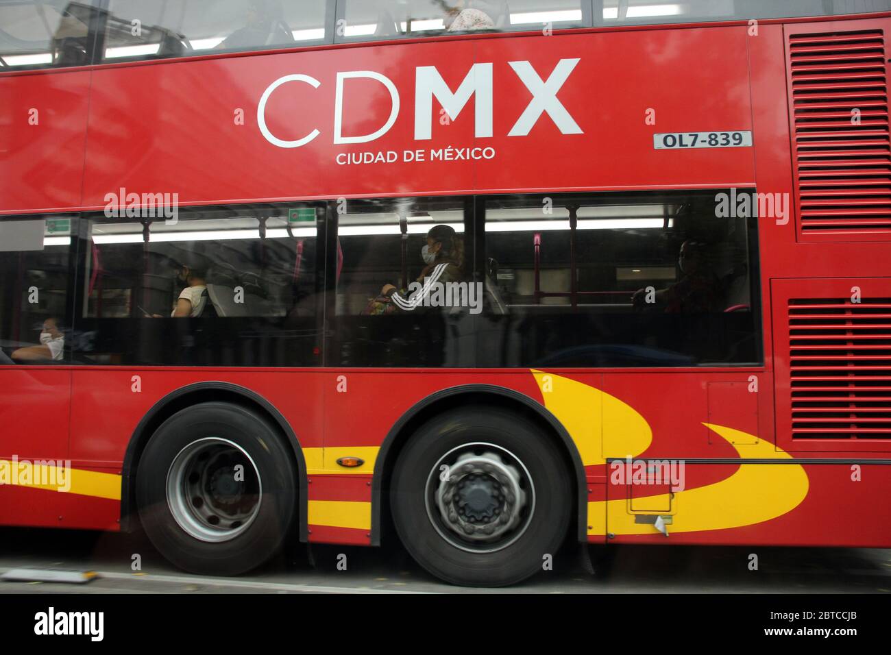 Covid-19 in Mexico City. Stock Photo