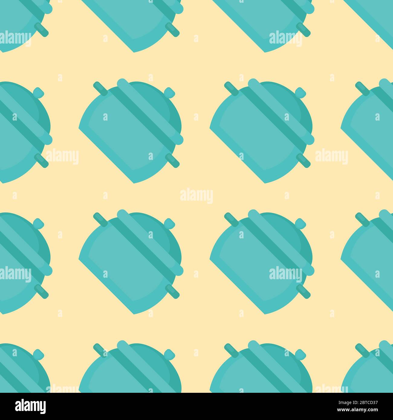 Saucepan pattern , illustration, vector on white background Stock Vector