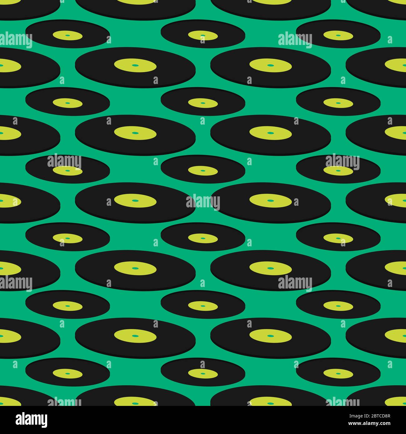 Vinyl pattern , illustration, vector on white background Stock Vector
