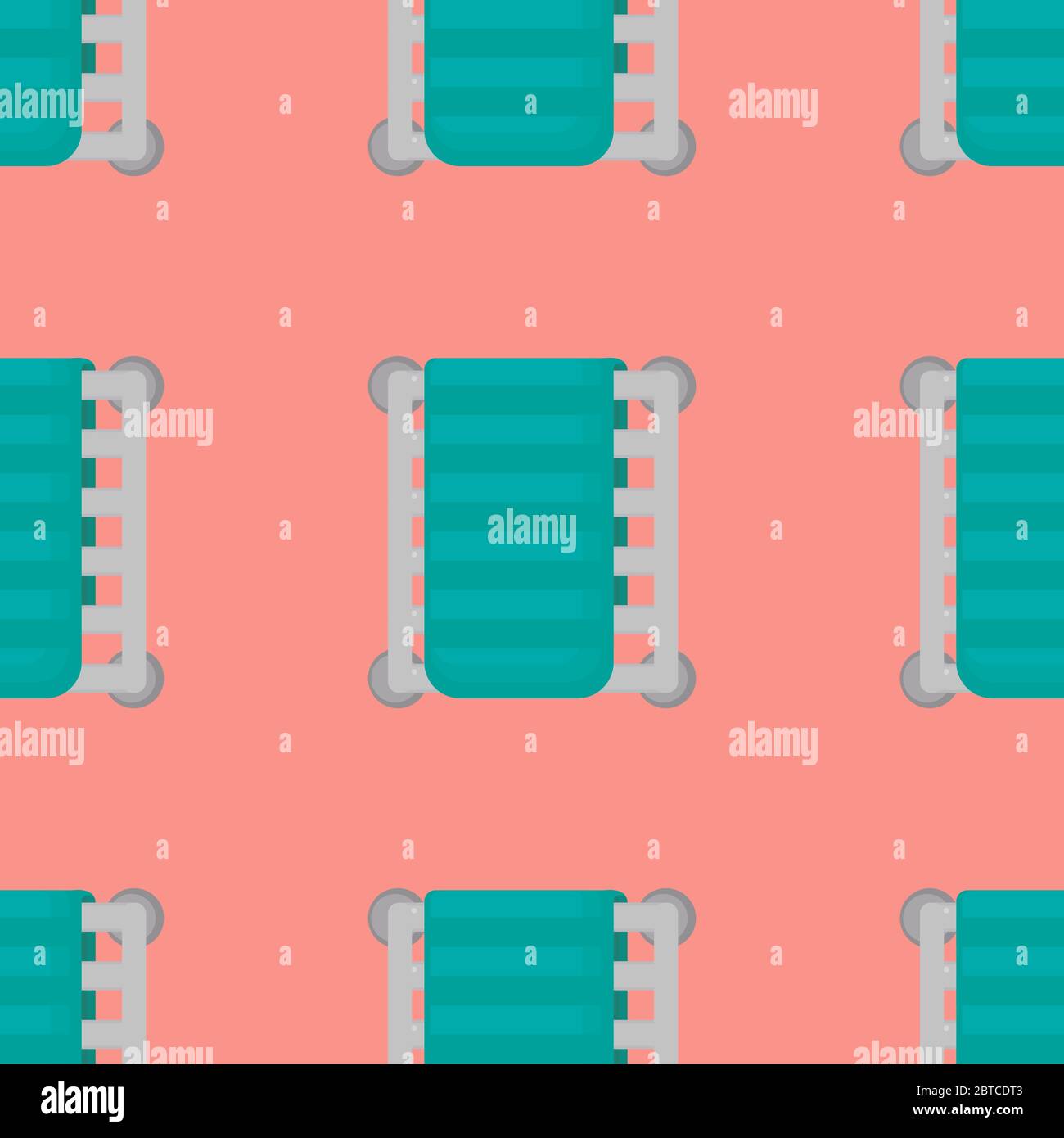 Towels pattern , illustration, vector on white background Stock Vector