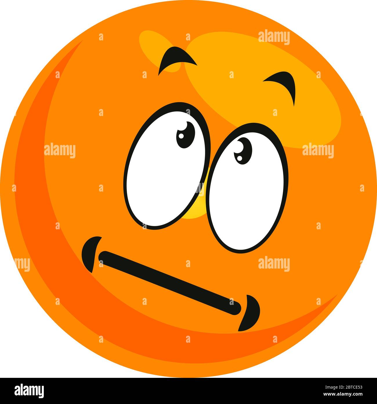 Thinking emoji Stock Vector Images - Alamy