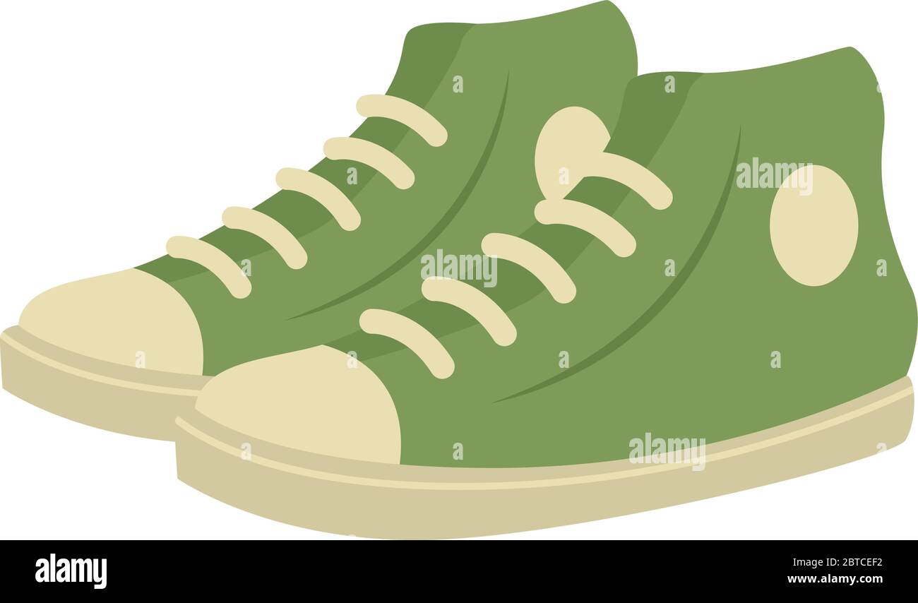Green Geometric Abstract Men's Sneakers