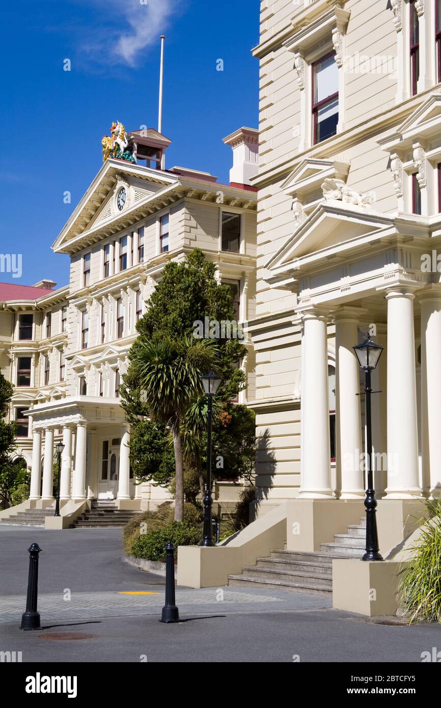 Law School  (Old Government Buildings) in Victoria University,Wellington City,North Island,New Zealand Stock Photo