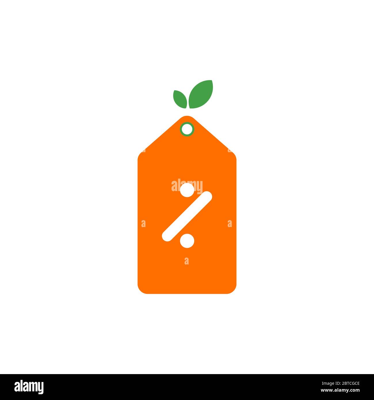 price tag fruit vector design template illustration Stock Vector