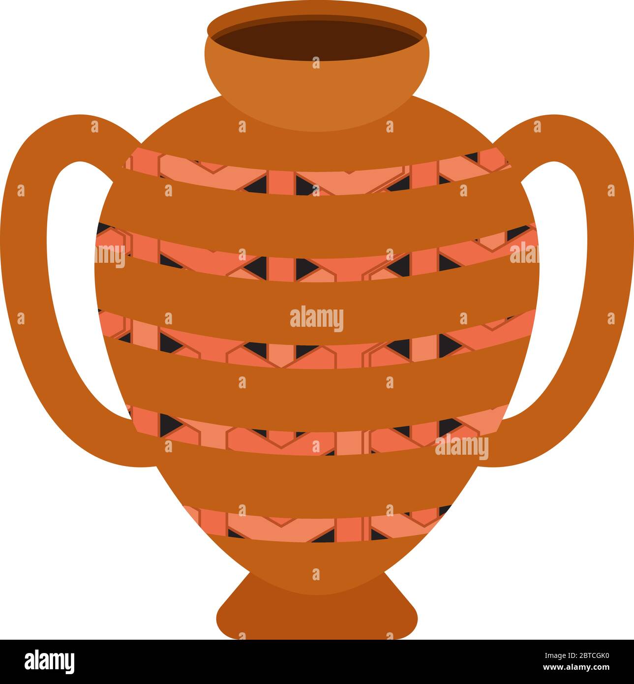Old clay wine vessel Stock Vector Images - Alamy