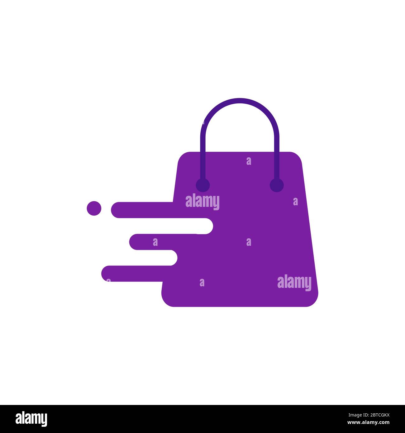 shopping bag vector design template illustration Stock Vector Image ...