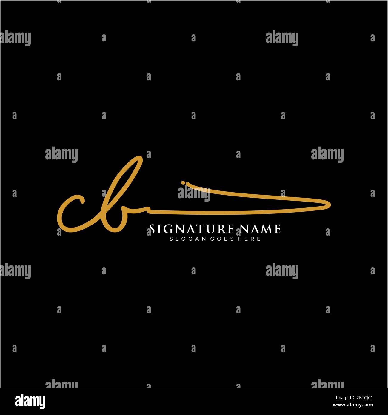 Cb initials logo hi-res stock photography and images - Alamy