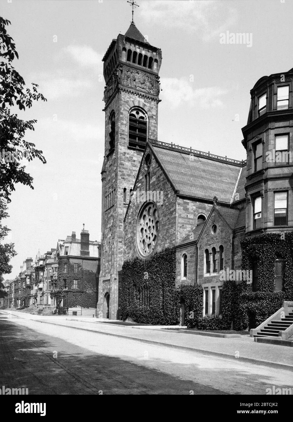 First Baptist Church, Boston ca. 1901 Stock Photo