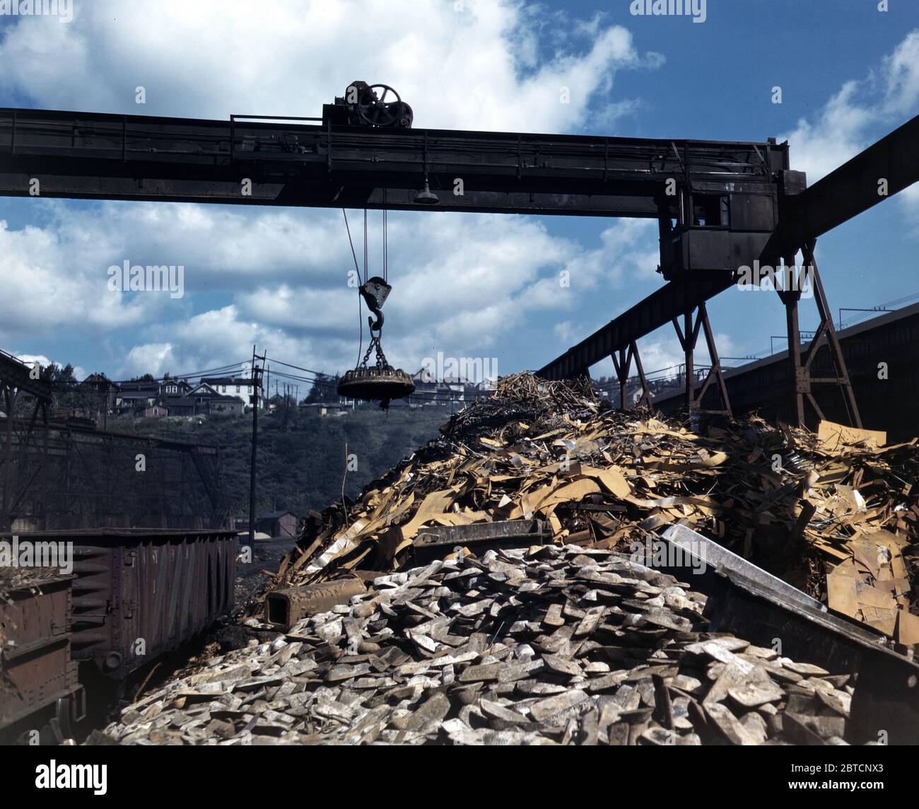 Back into production go these carloads of scrap metal, Allegheny Ludlum ...