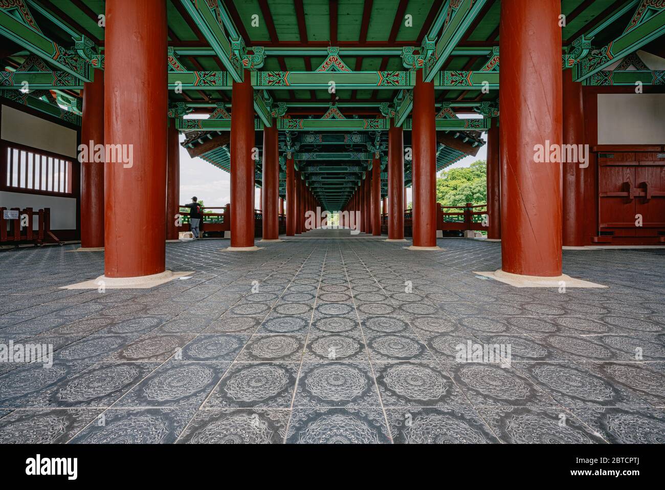 Gyeongju, South Korea - 22 May 2020: The Woljeonggyo Bridge was destroyed at one point, but has been well restored and is a worthwhile sight to visit. Stock Photo