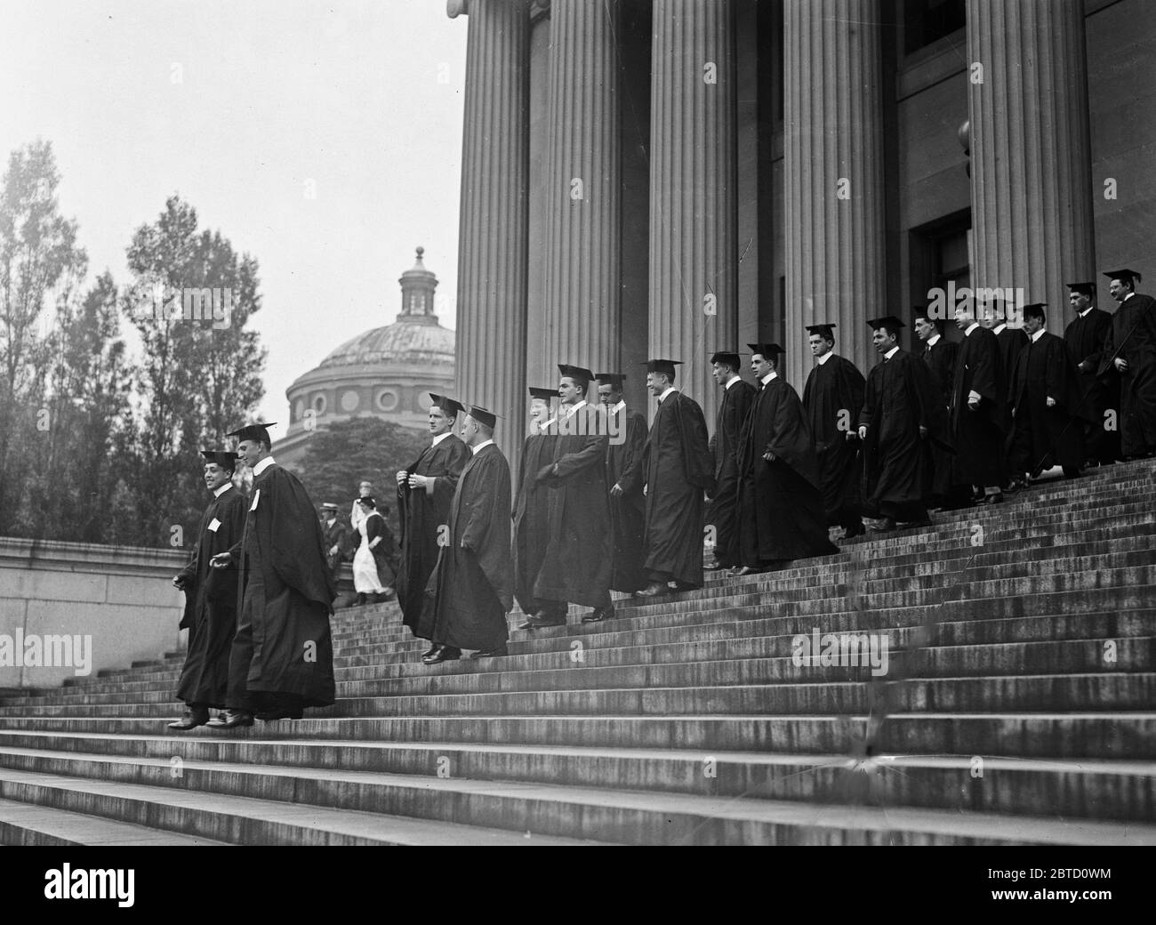 Columbia University Graduation 1913 Stock Photo Alamy