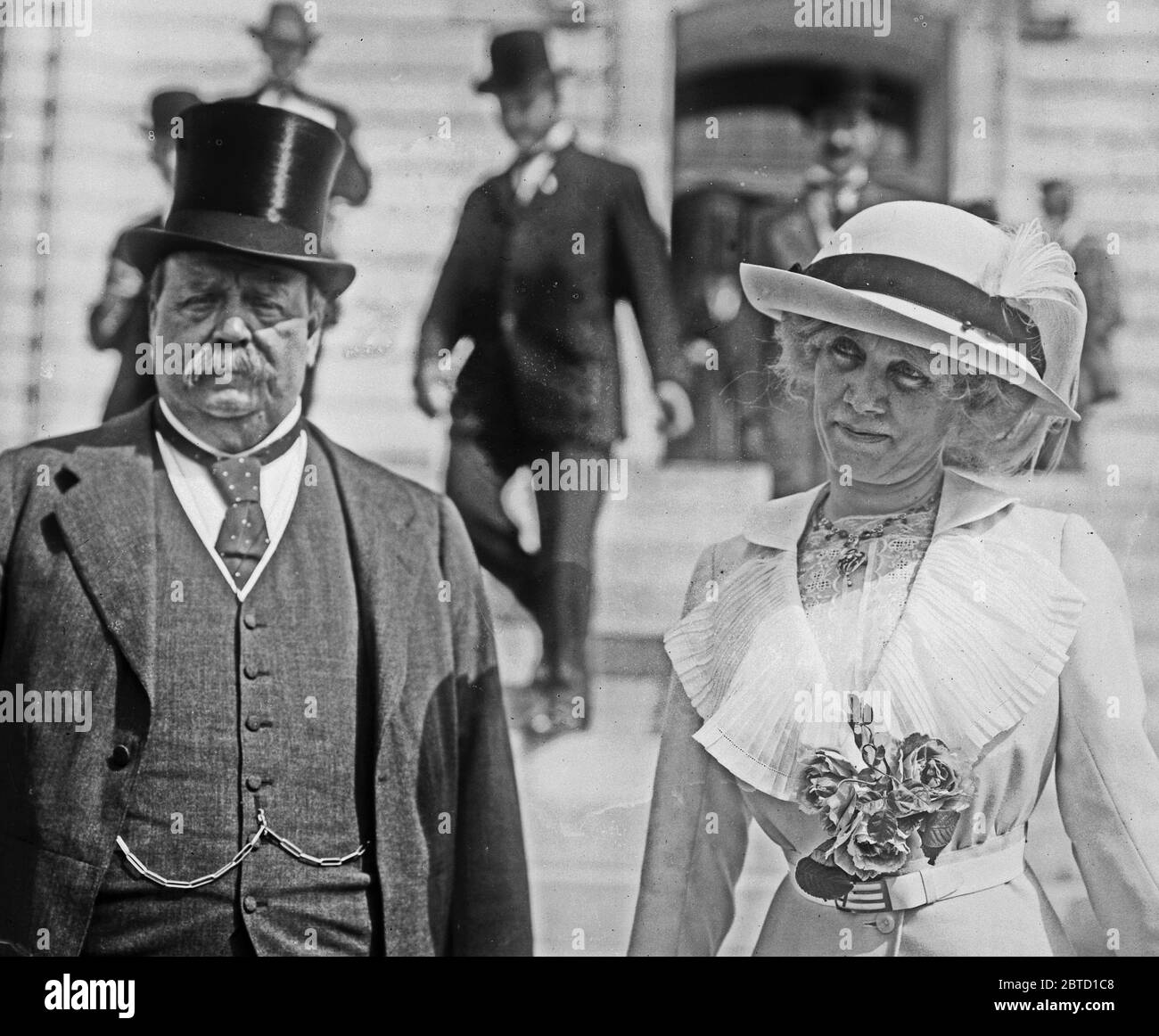 Australian politician Sir George Houstoun Reid (1845-1918) and Lady Reid ca. 1910-1915 Stock Photo