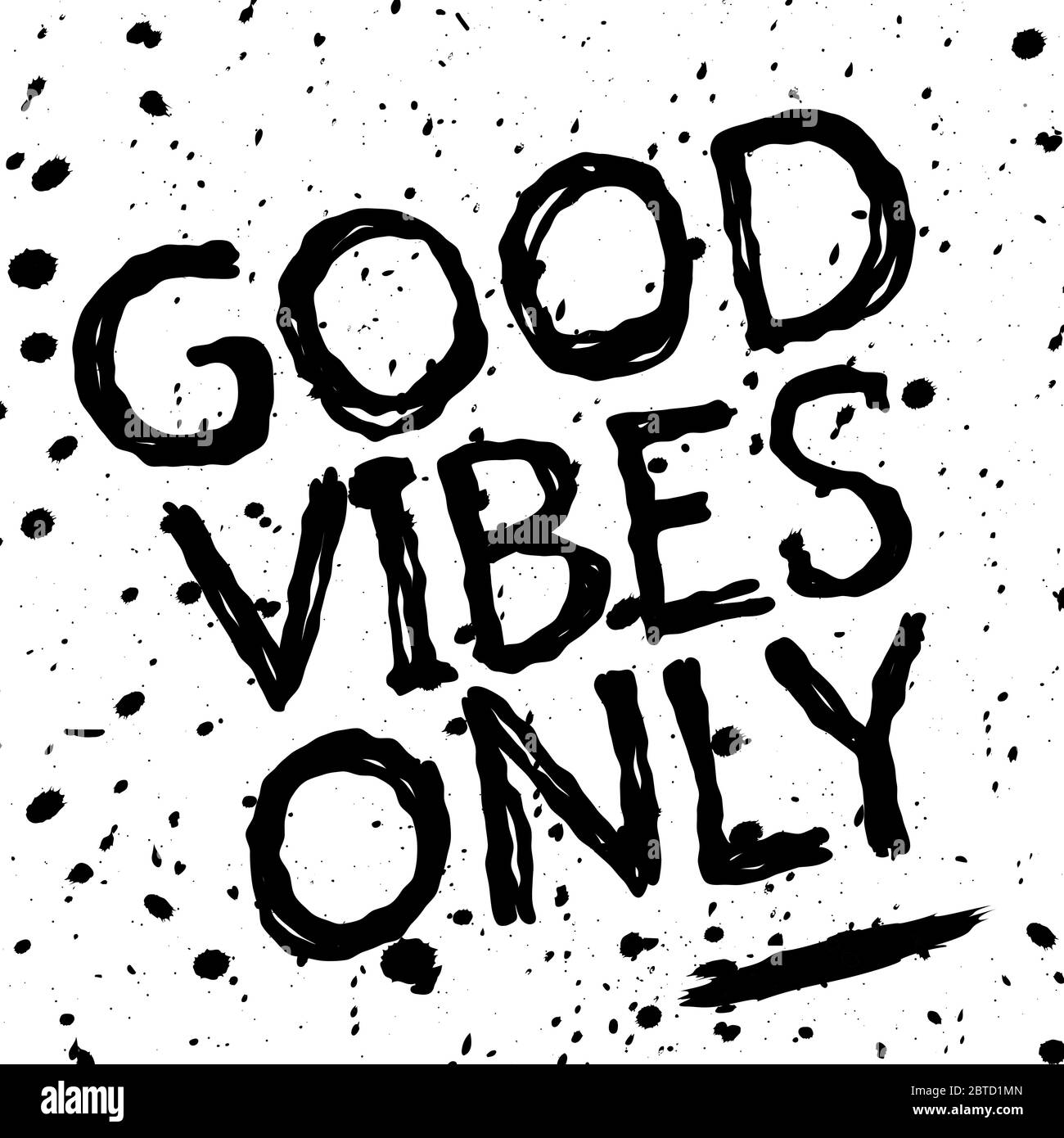 Positive vibes doodle Cut Out Stock Images & Pictures Alamy