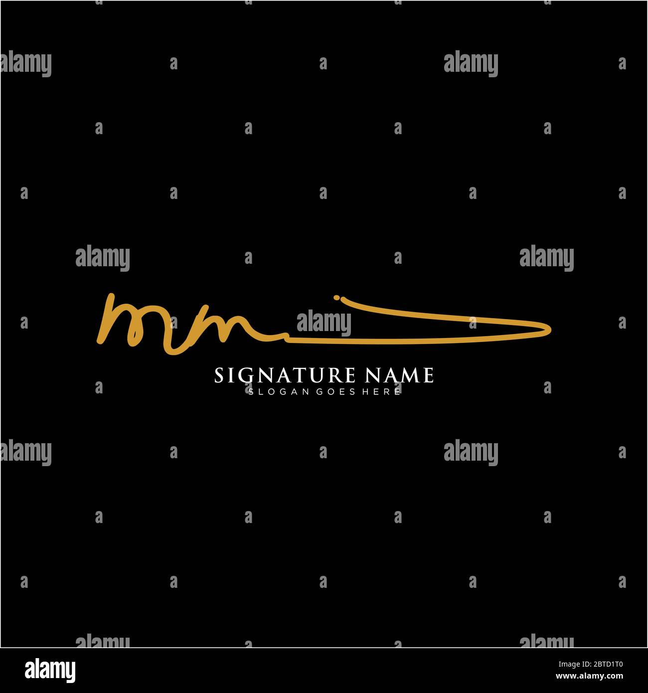 Initials mm Cut Out Stock Images & Pictures - Alamy