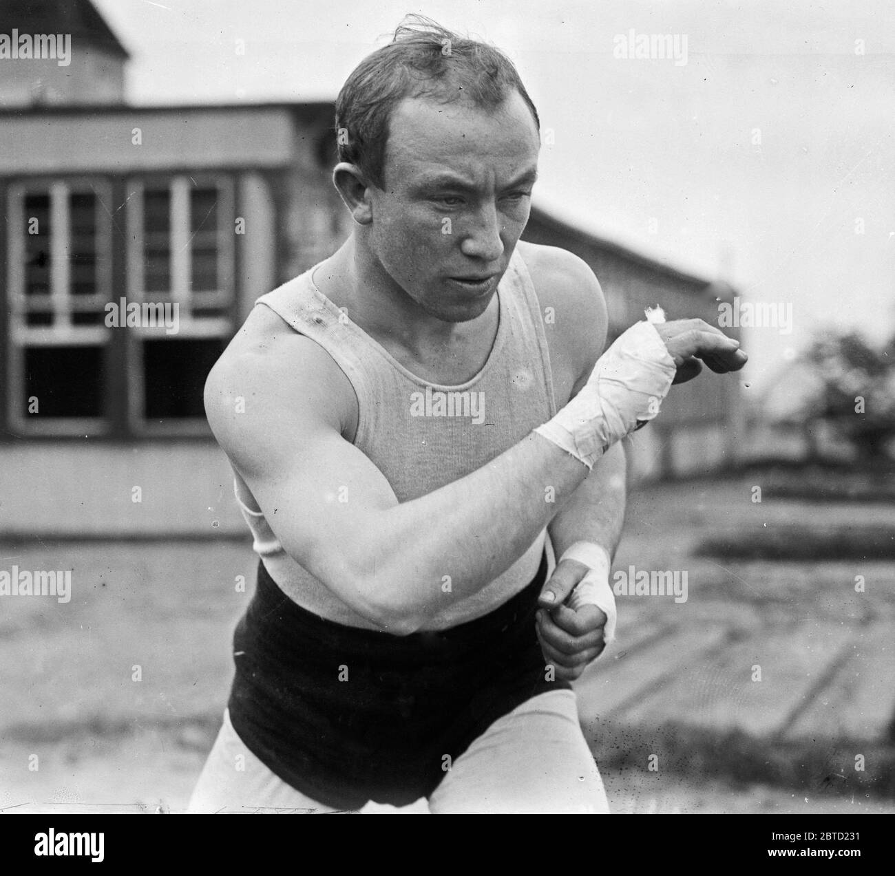 Bantamweight boxing champion of the world (1910-1914), Johnny Coulon (1889-1910) Stock Photo
