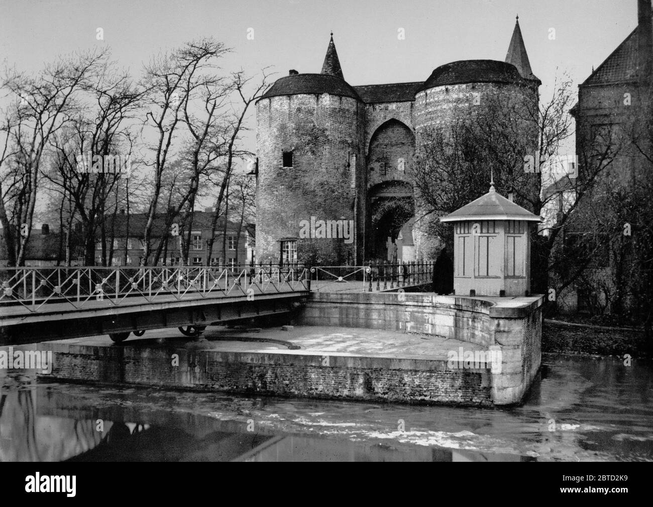 Ghent gate, Bruges, Belgium ca. 1890-1900 Stock Photo