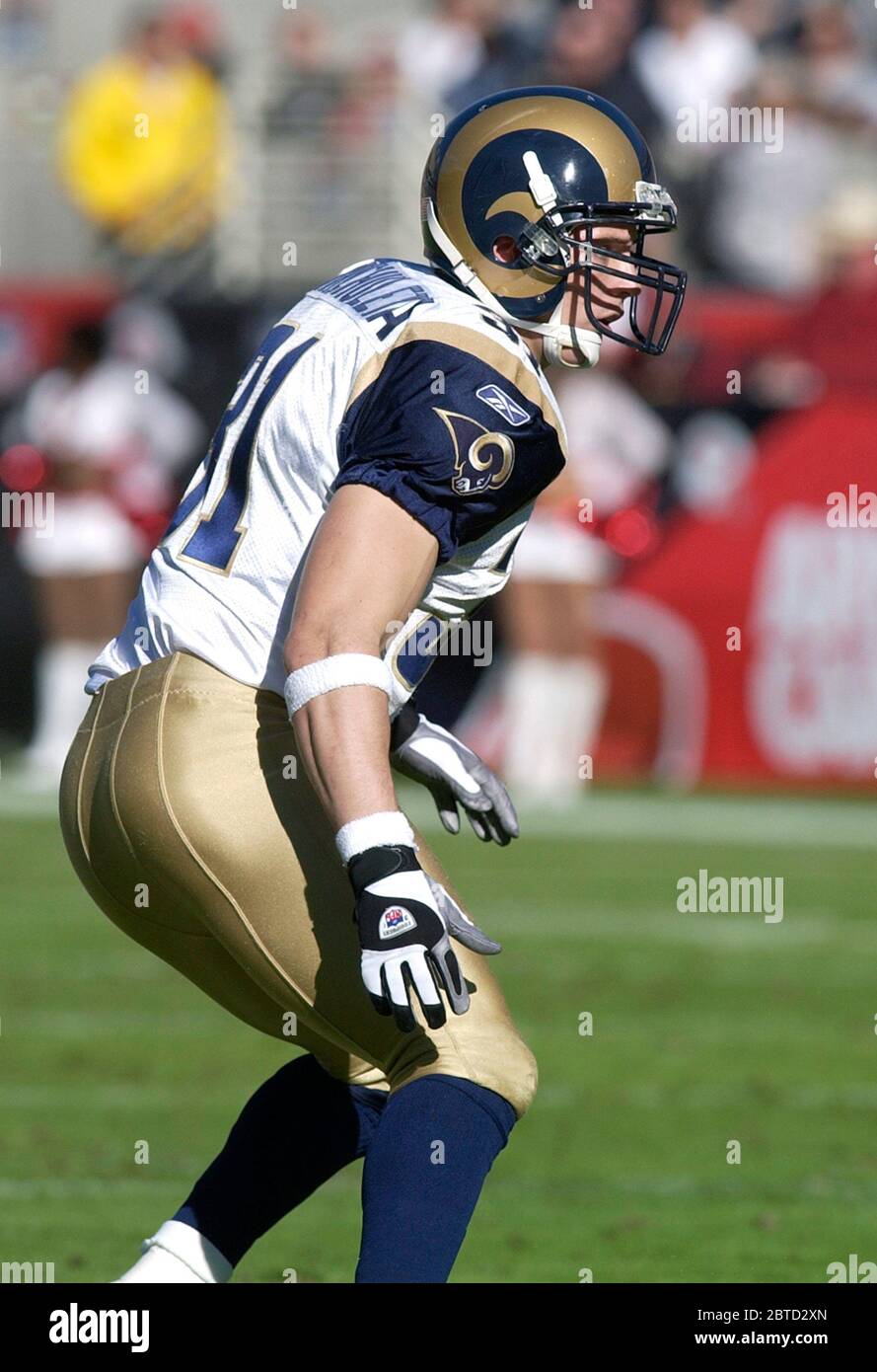 Tempe, United States. 23rd Nov, 2003. St. Louis Rams safety Adam Archuleta  against the Arizona Cardinals. The Rams defeated the Cardinals, 30-27, in  overtime at Sun Devil Stadium in Tempe, Ariz. on