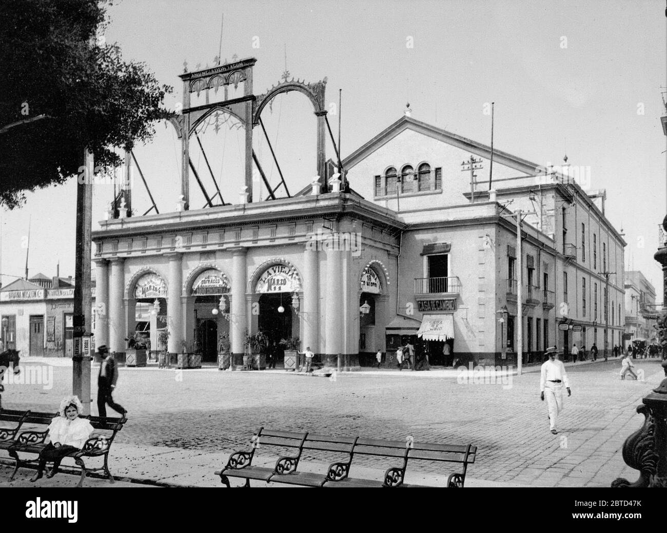 Teatro de Tacon, Havana Cuba ca. 1900 Stock Photo