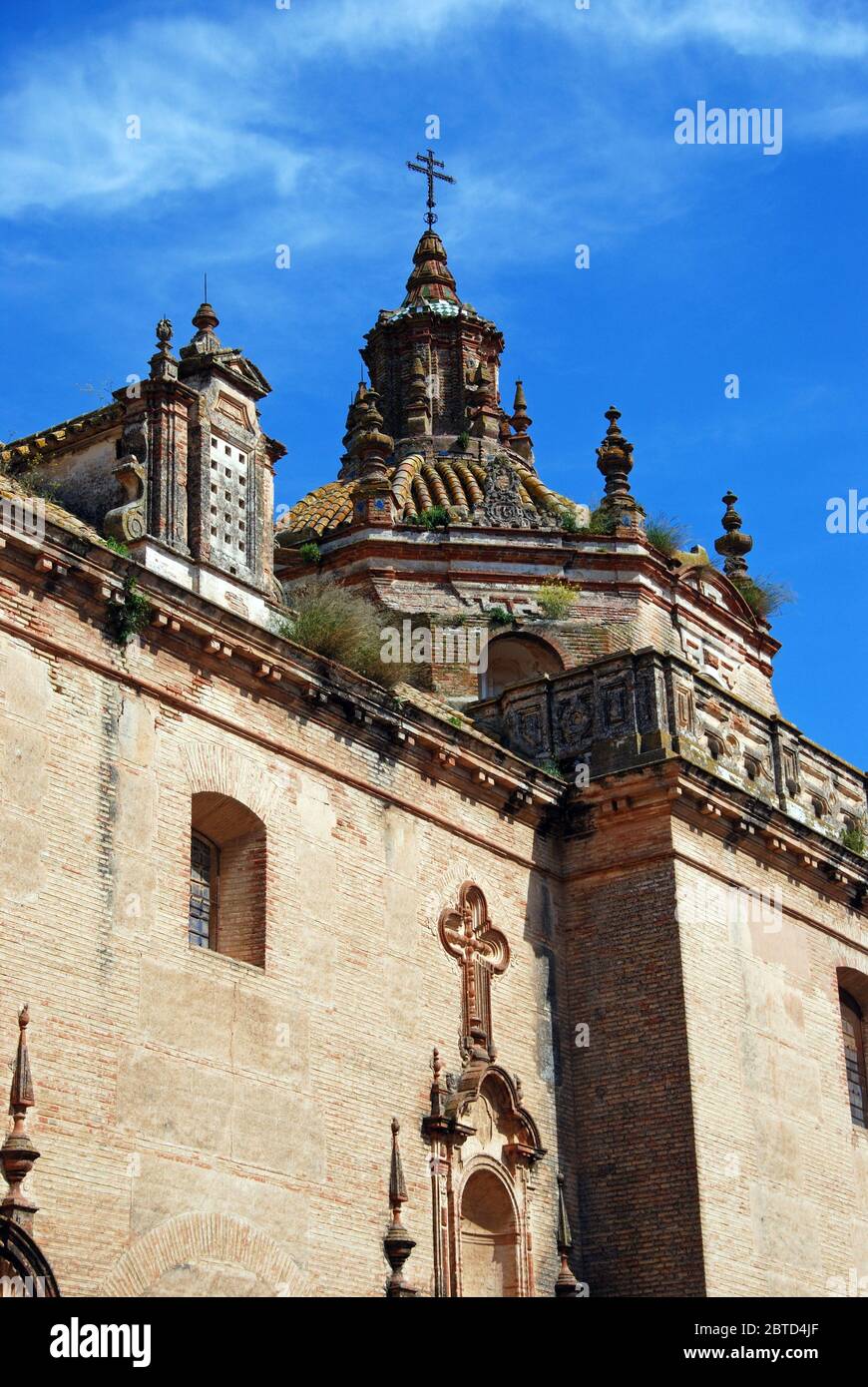 View of Las Descalzas convent, Carmona, Seville Province, Andalucia, Spain. Stock Photo