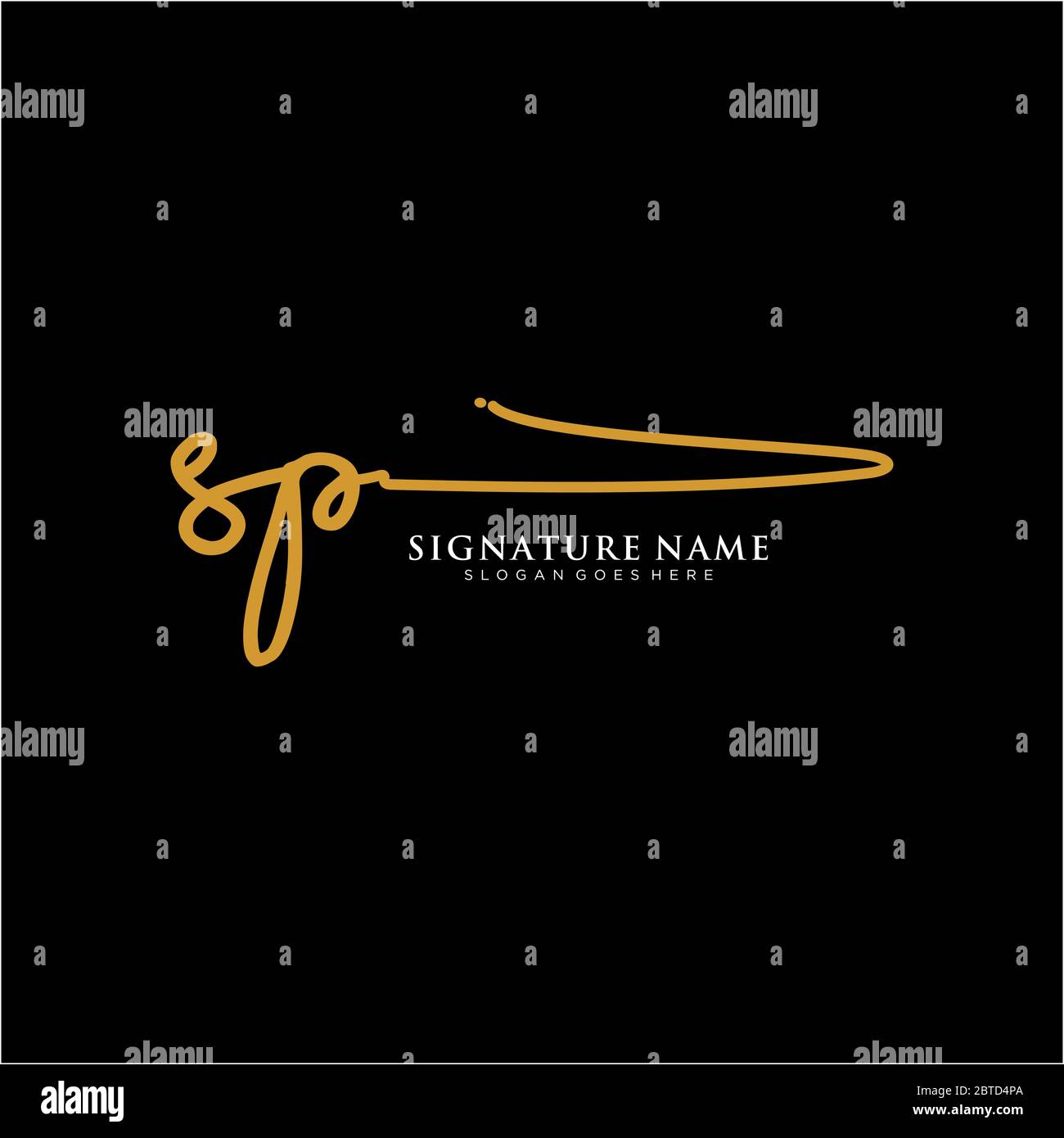 Sp initials logo hi-res stock photography and images - Alamy