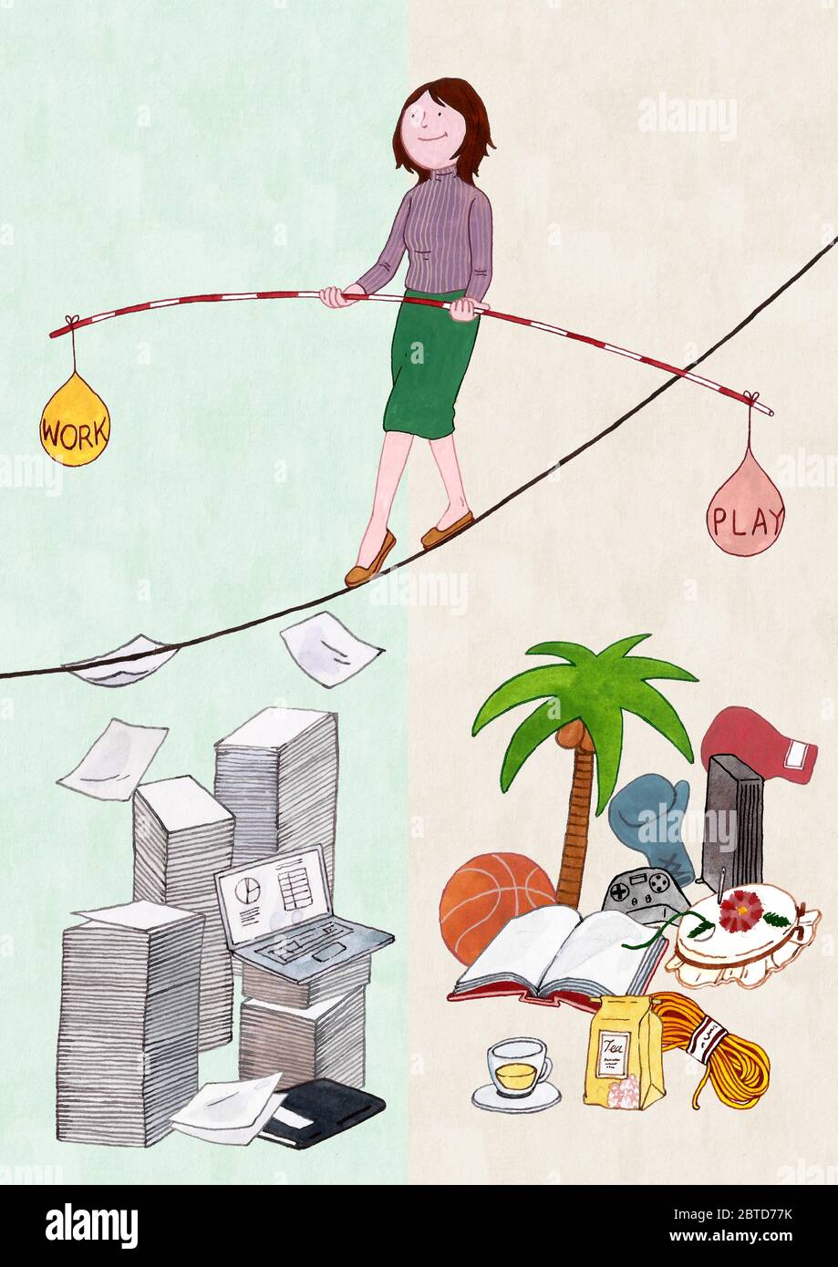 Balance the books Stock Vector Images - Alamy