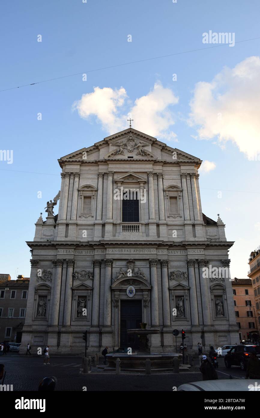 Sant´Andrea della Valle in the city of Rome, Italy Stock Photo - Alamy