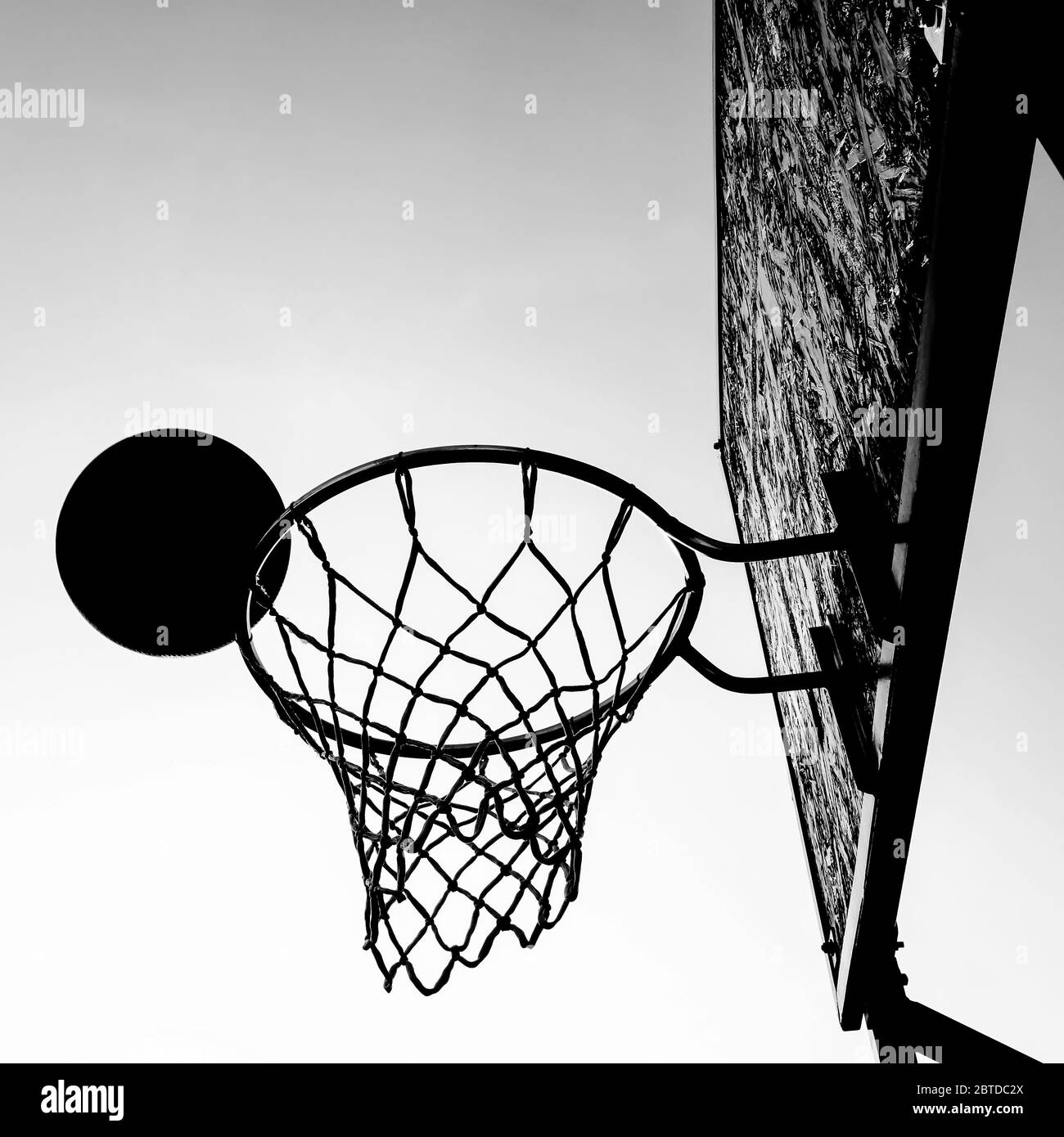 Concept of winning. Basketball basket scoring Stock Photo - Alamy