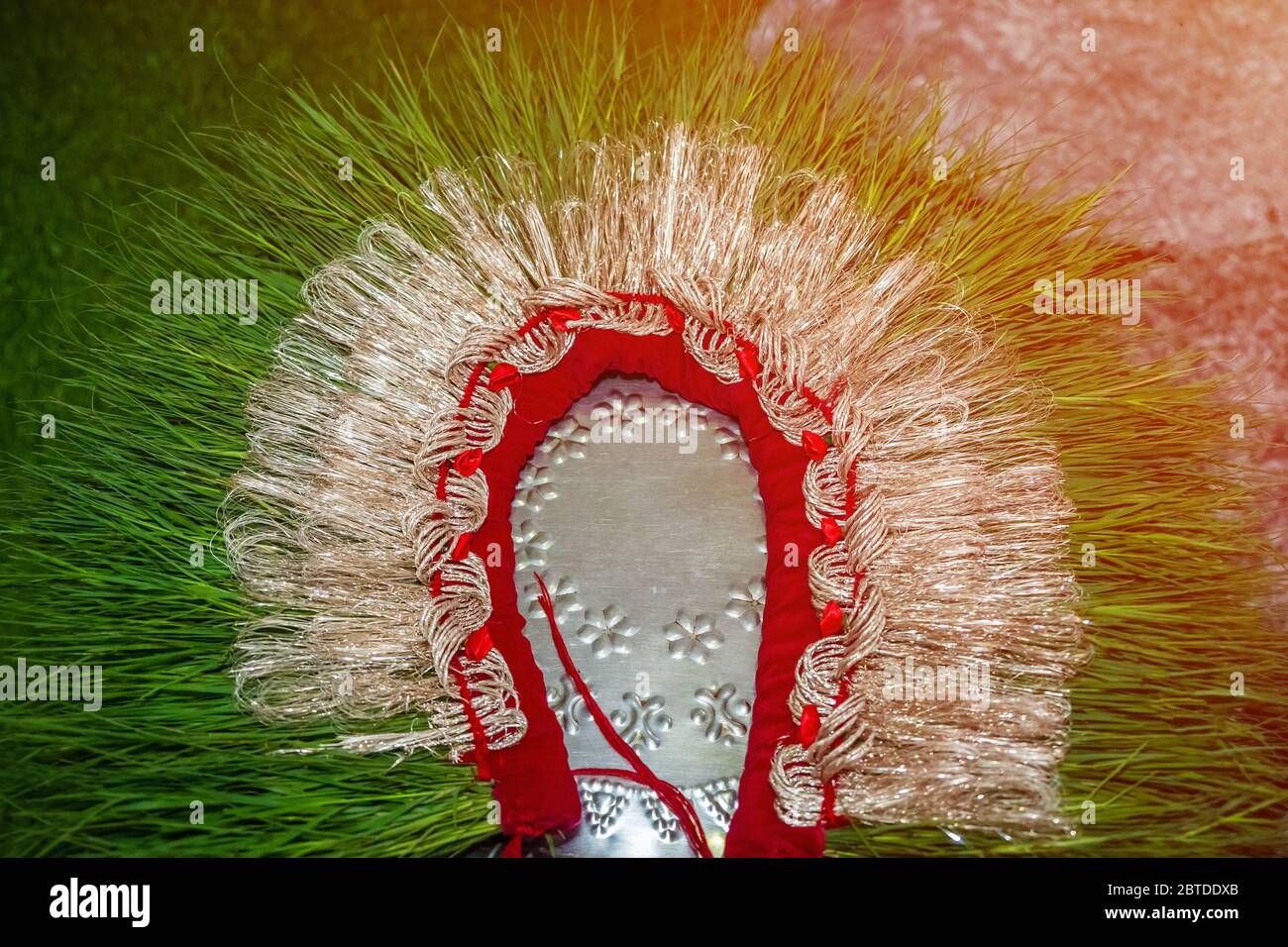 Auspicious Hindu Wedding Grass Garland Made of Bermuda Grass Dubo for