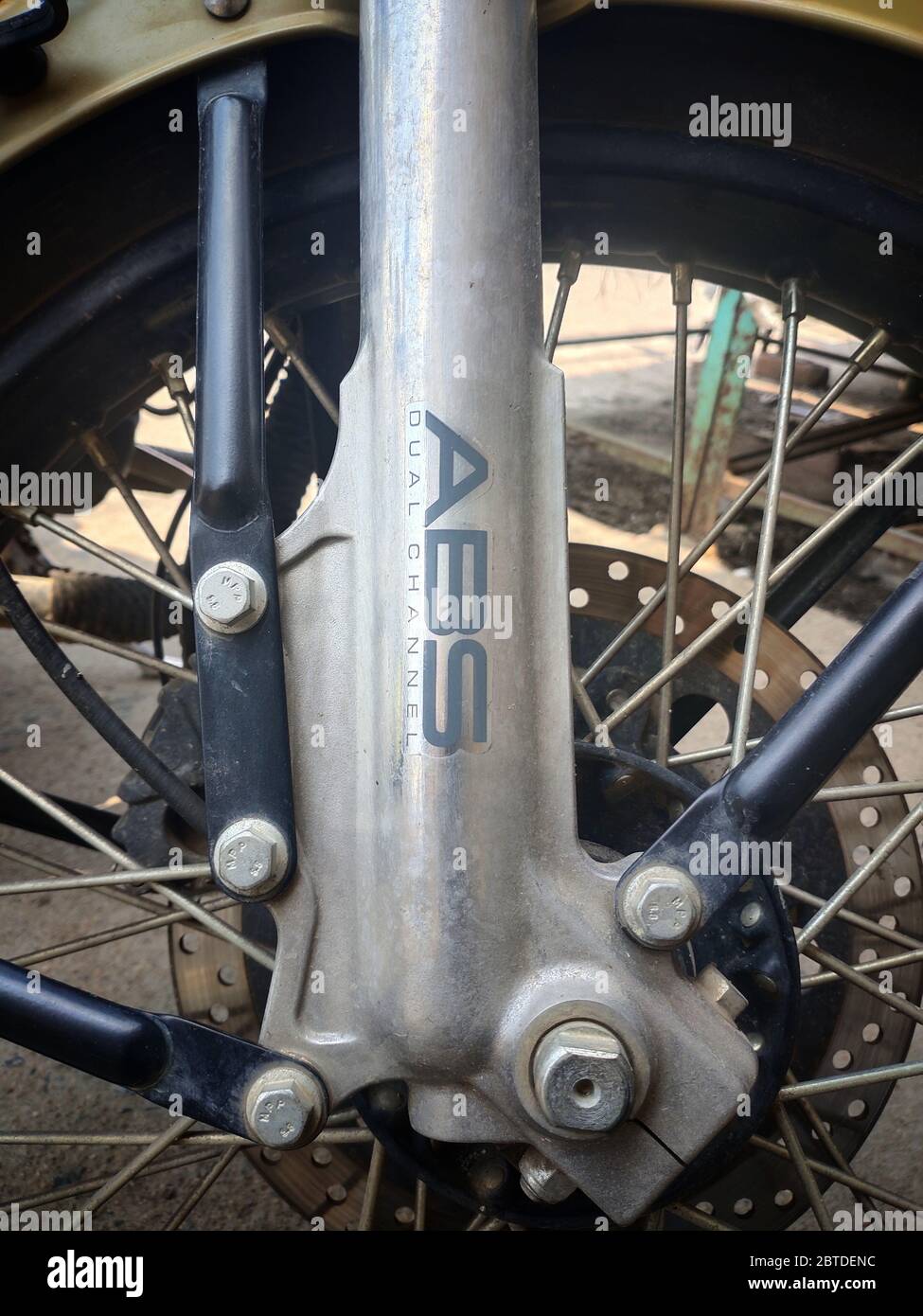 Chennai, india May242020 ABS breaking system done good job and