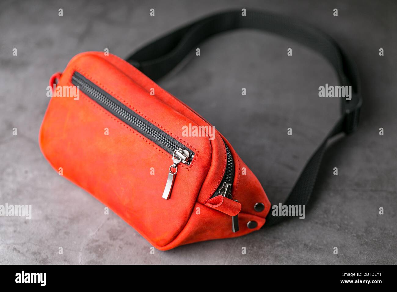 bright orange bum bag