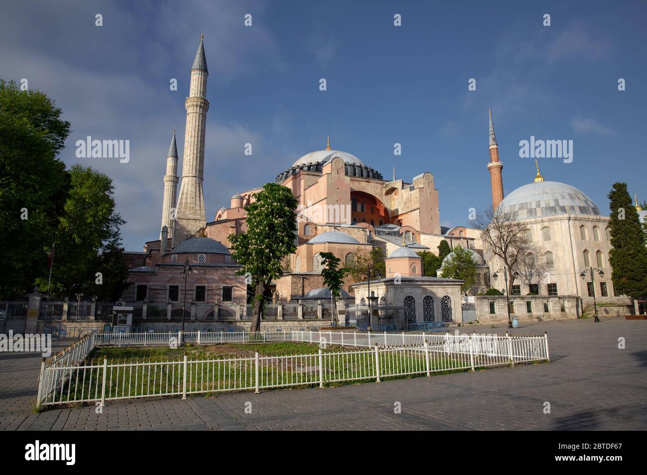 Hagia Sophia Museum in Sultanahmet, Istanbul City, Turkey Stock Photo ...