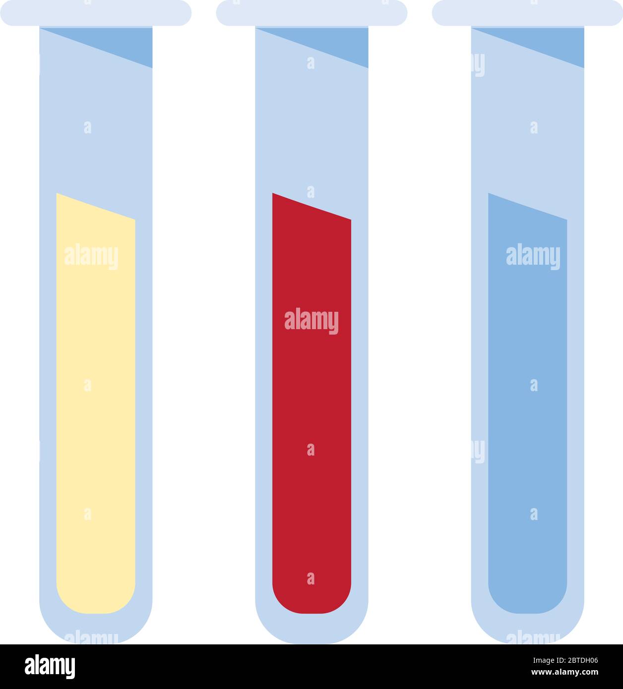 Tubes icons design, Chemistry science and laboratory theme Vector ...