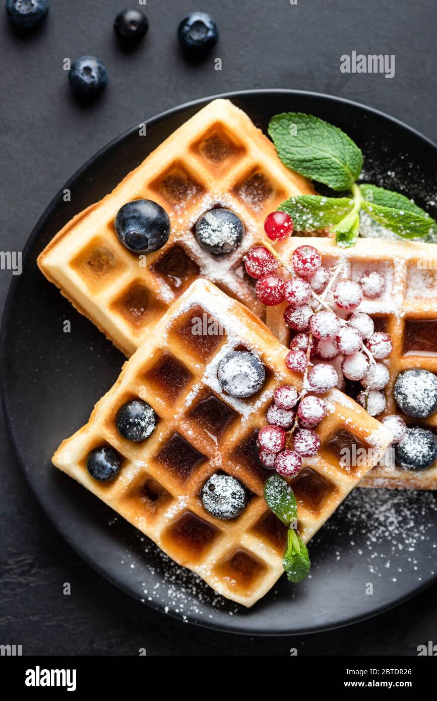 square belgian waffle