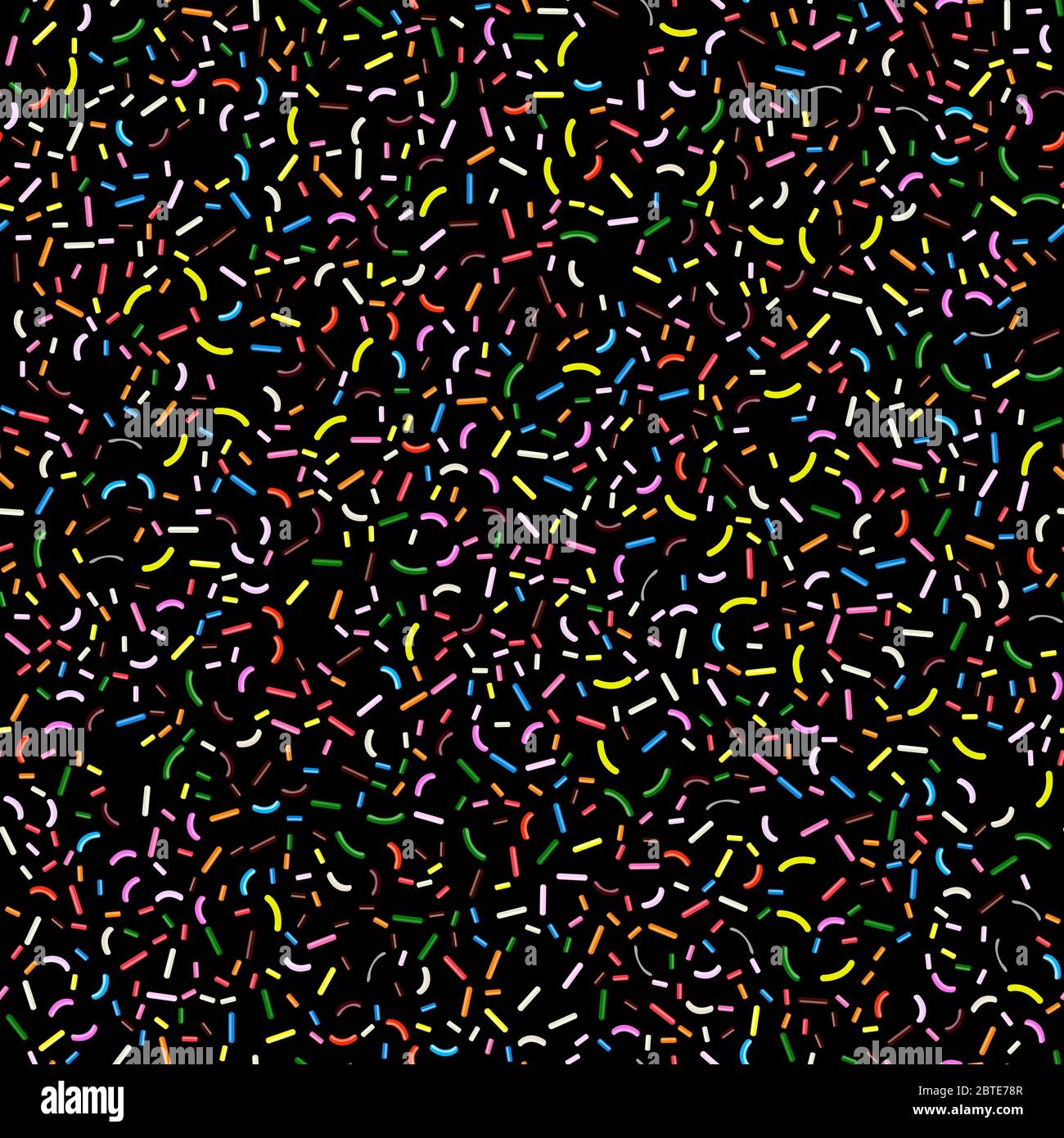 Vector seamless pattern illustration with multi-colored confetti in a ...