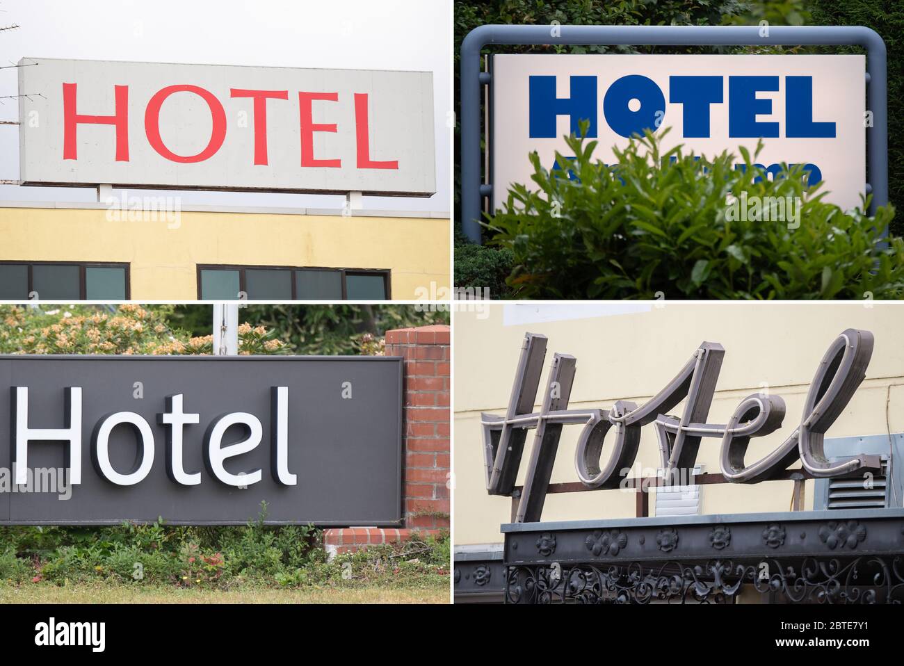 Laatzen Germany 25th May The Lettering Hotel Can Be Found On Various Hotels In The