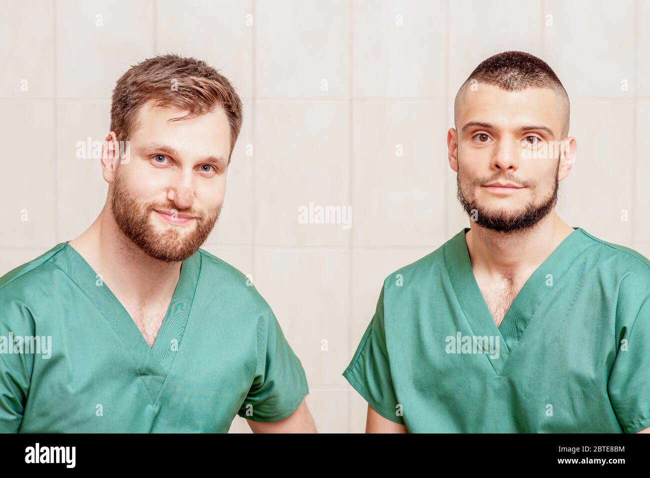 Two men portrait therapy hi-res stock photography and images - Alamy