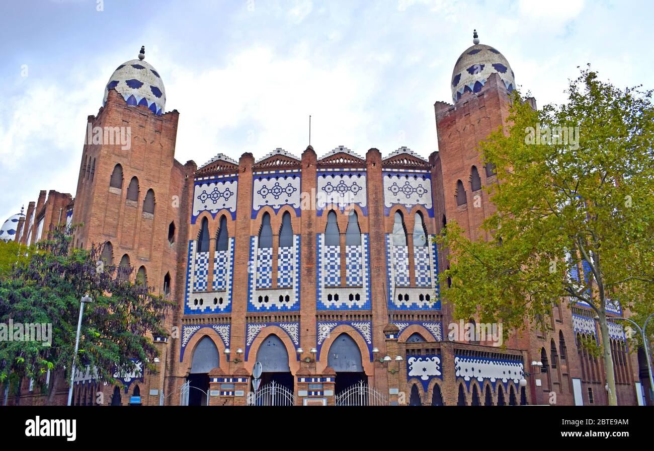 Monumental Bullring In Barcelona Spain Stock Photo Alamy