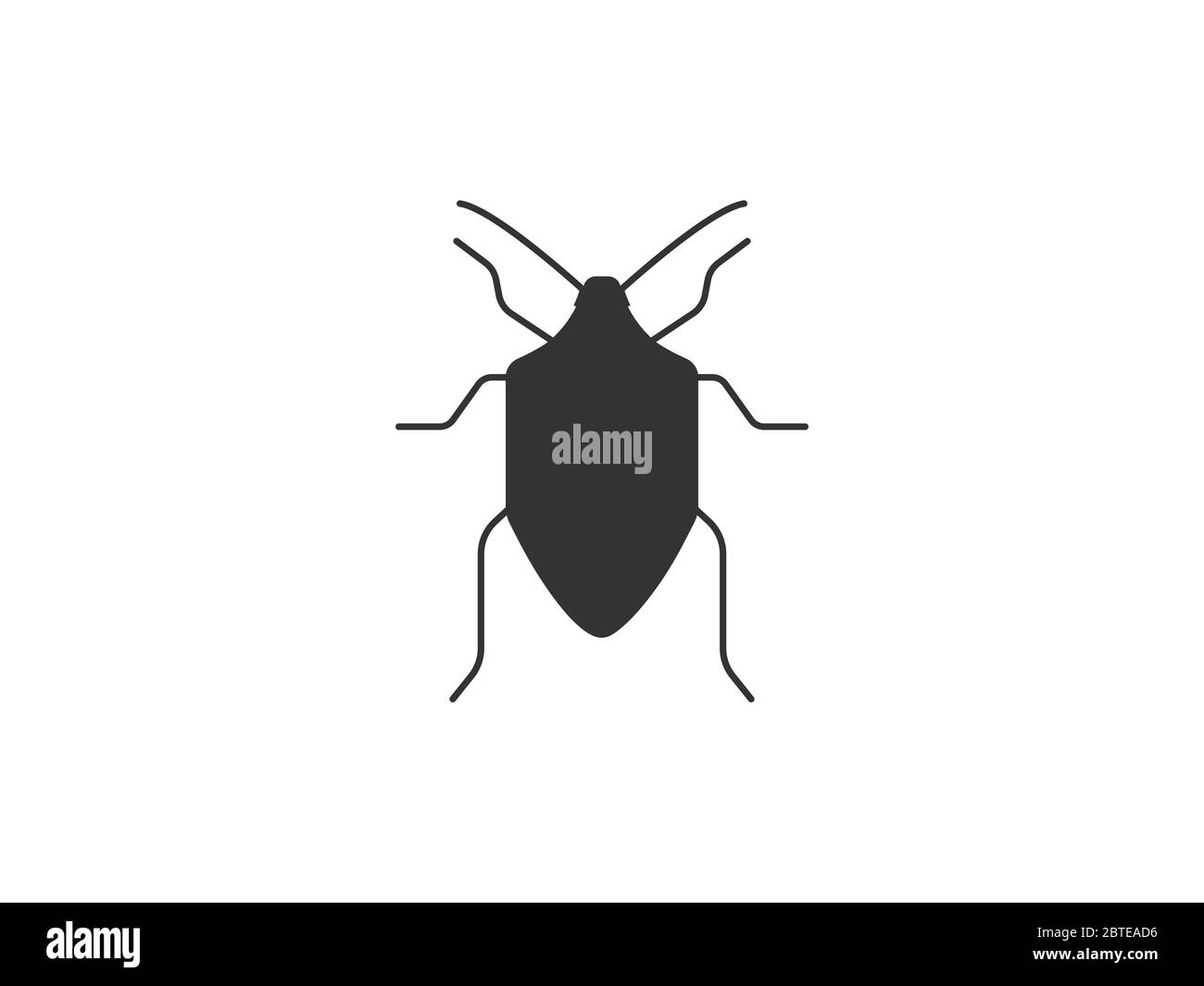 Animal, bug, insect icon. Vector illustration, flat design. Stock Vector